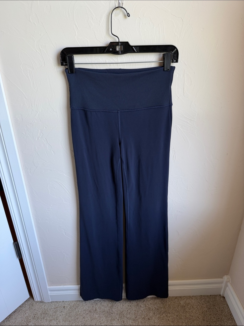Athleta Navy Studio Flare Pant